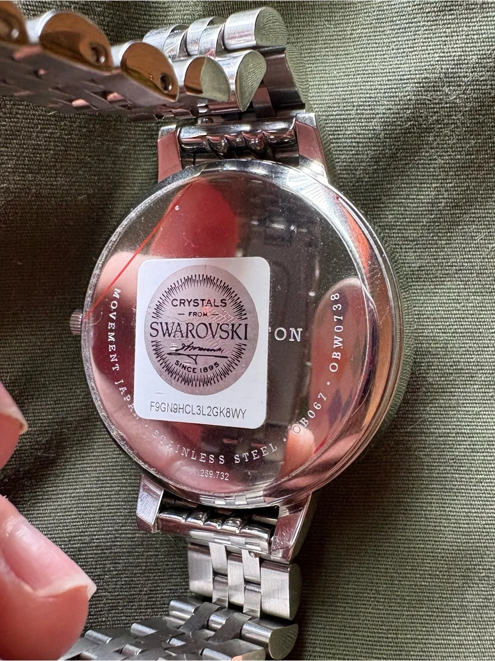 Rare Olivia Burton Celestial Star & Moon Silver Watch